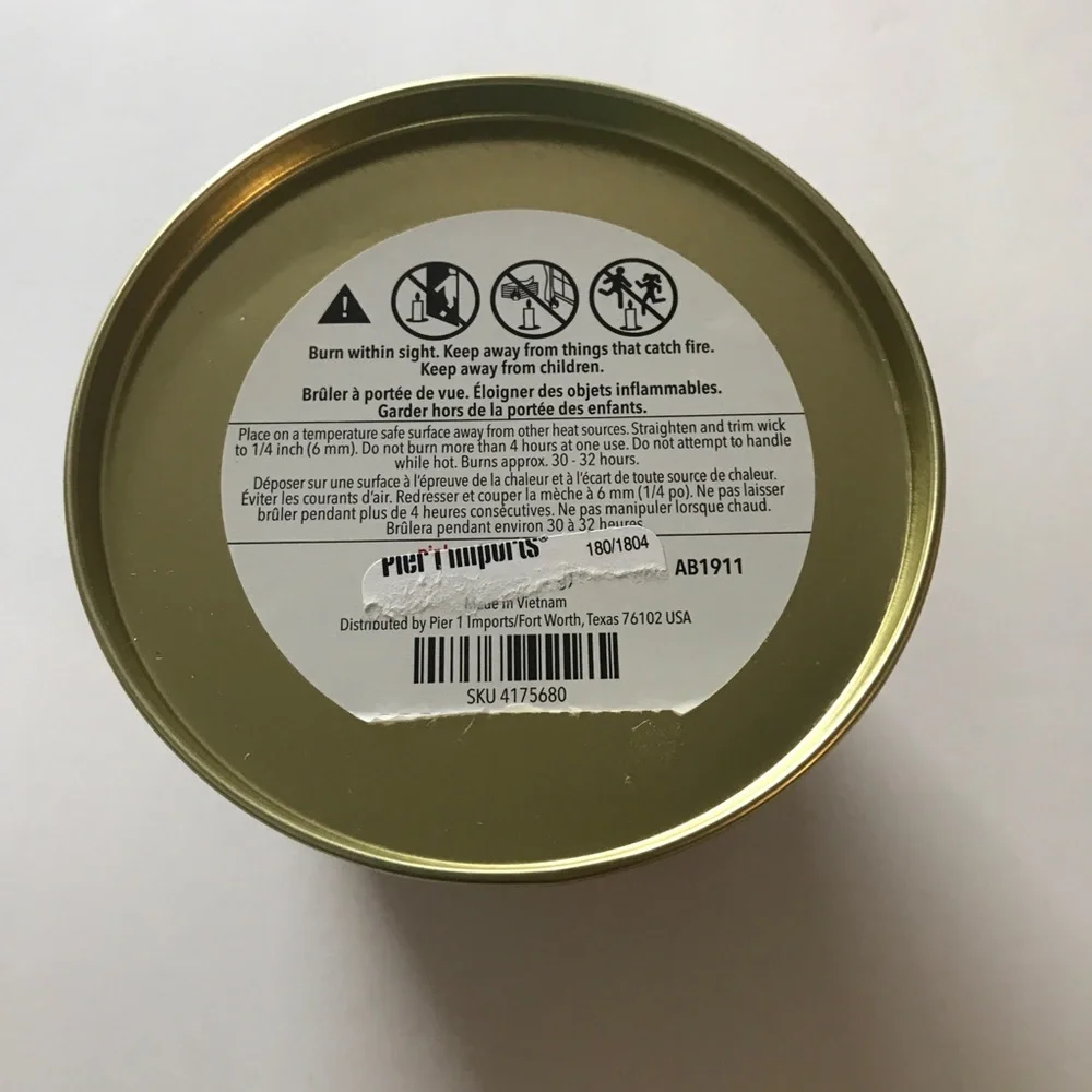 NWT Set of Candles Pier 1 orchid scented